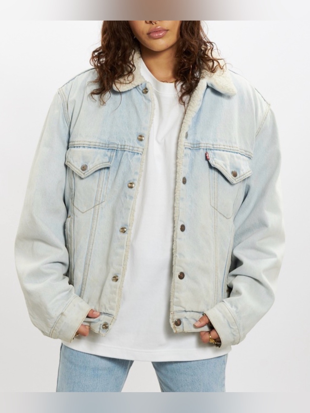 Levi’s Denim Sherpa Lined Jacket